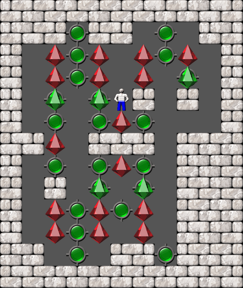 Sokoban Bugs550 collection level 85